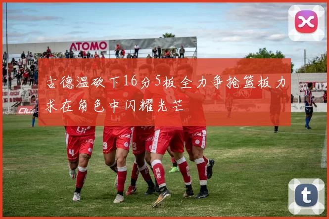古德温砍下16分5板全力争抢篮板力求在角色中闪耀光芒