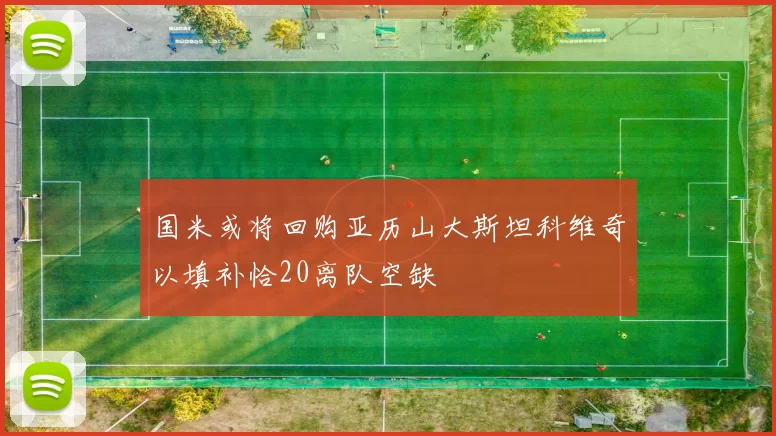 国米或将回购亚历山大斯坦科维奇以填补恰20离队空缺