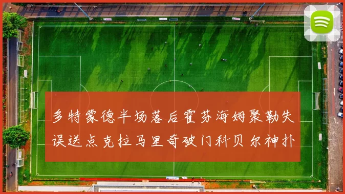 多特蒙德半场落后霍芬海姆聚勒失误送点克拉马里奇破门科贝尔神扑救险局